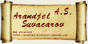 Aranđel Suvačarov vizit kartica